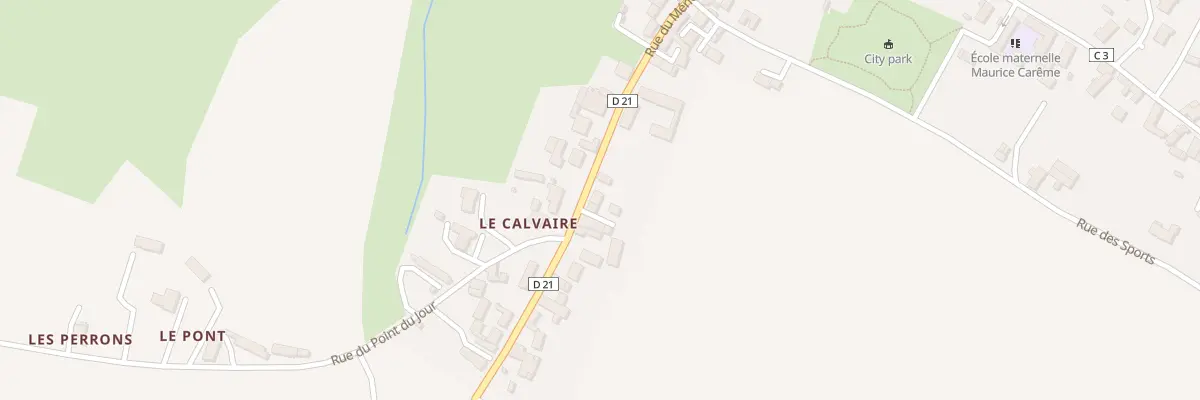 Plan du 16 Rue du Meridien à Neuvillalais