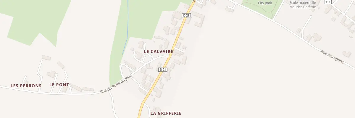 Plan du 12 Rue du Meridien à Neuvillalais