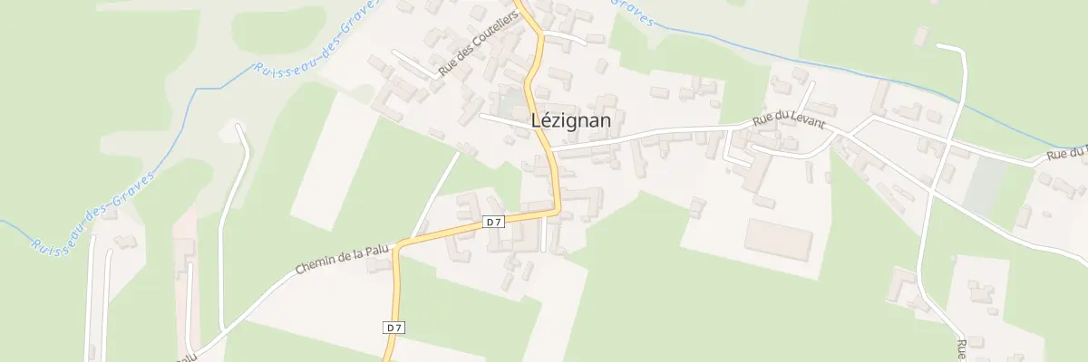 Plan du 7 Rue du Midi à Lézignan