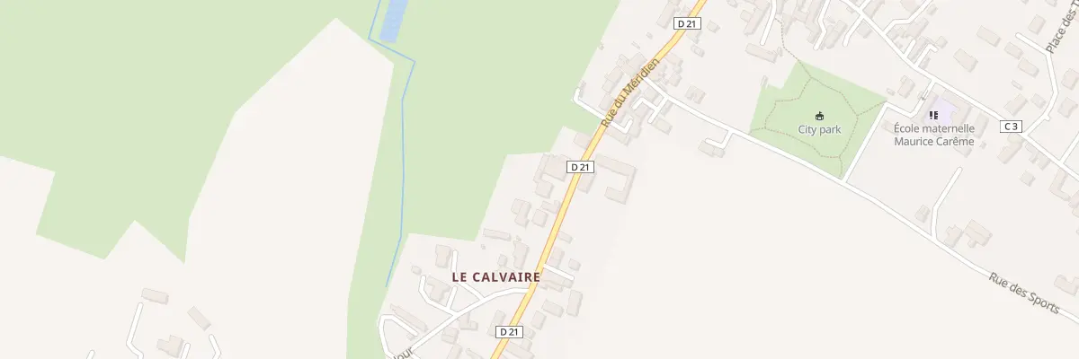Plan du 15 Rue du Meridien à Neuvillalais
