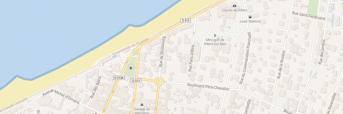 Plan du 7 Rue de Strasbourg à Villers-sur-Mer
