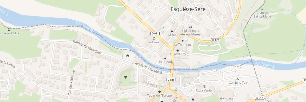 Plan du 13 Av du Barège à Esquièze-Sère