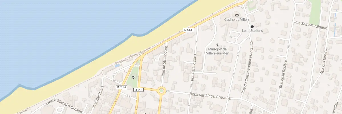 Plan du 3 Rue de Strasbourg à Villers-sur-Mer