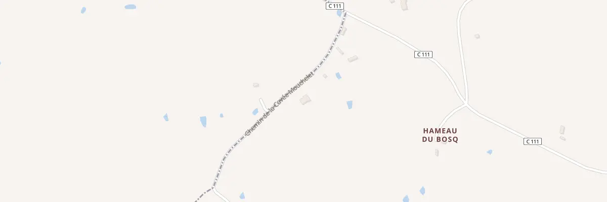 Plan du 5057 Chem de Derenne à Heuland