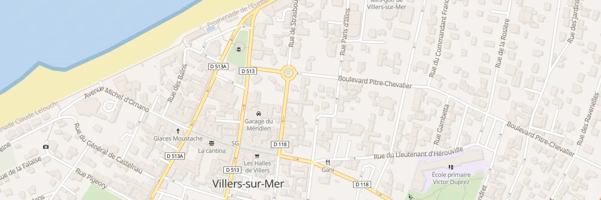 Plan du 15 Rue de Strasbourg à Villers-sur-Mer