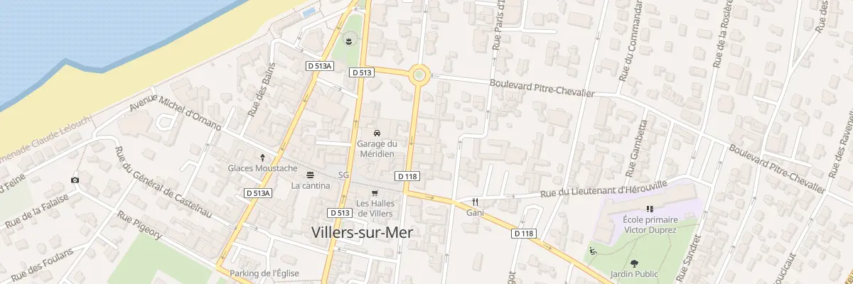 Plan du 21 Rue de Strasbourg à Villers-sur-Mer