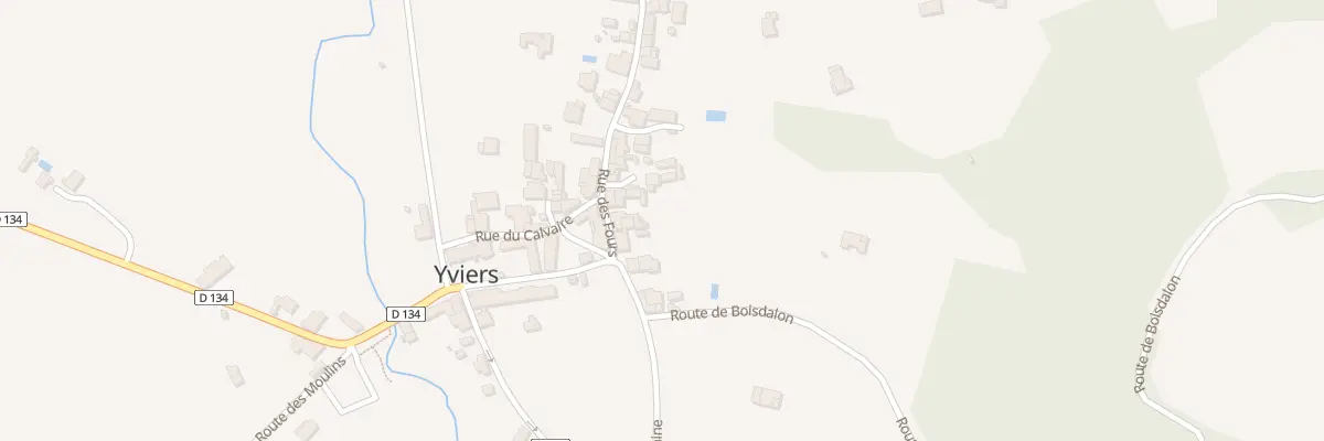 Plan du 4 Rue des Fours à Yviers