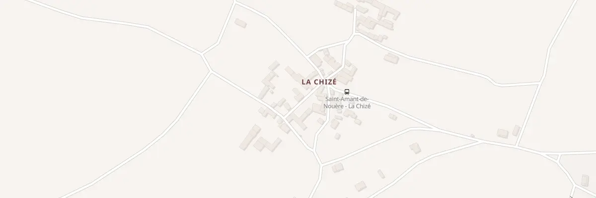Plan du 5043 La Chize à Saint-Amant-de-Nouère