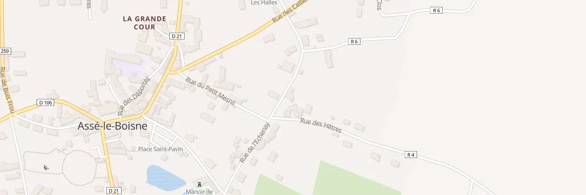 Plan du 26 Rue de l’Echenay à Assé-le-Boisne