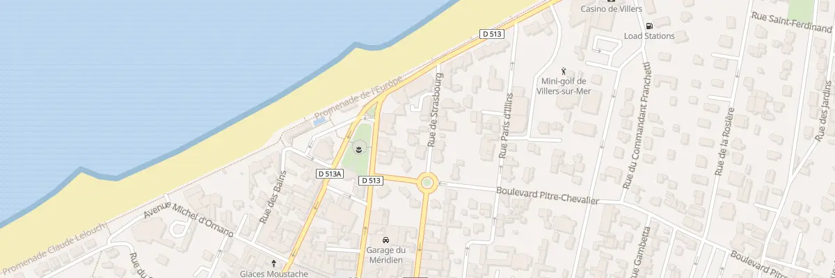 Plan du 8 Rue de Strasbourg à Villers-sur-Mer