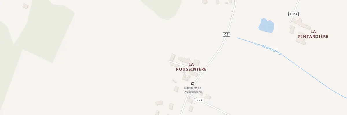Plan du 52 Imp de la Poussinière à Mieuxcé