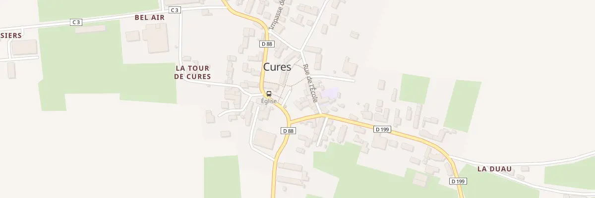 Plan du 6 Rue de L Ecole à Cures