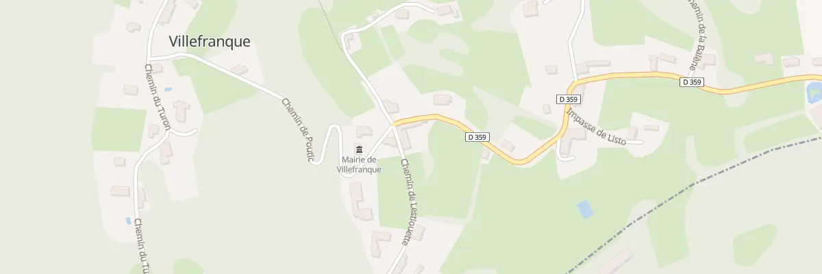 Plan du 1 Che de Lestiouette à Villefranque