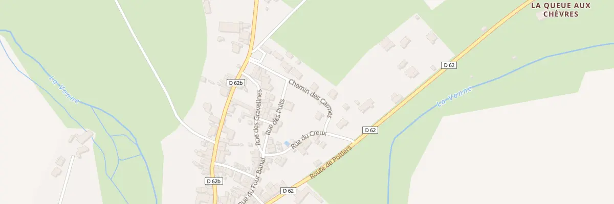 Plan du 6 Rue du Puits à Sanxay