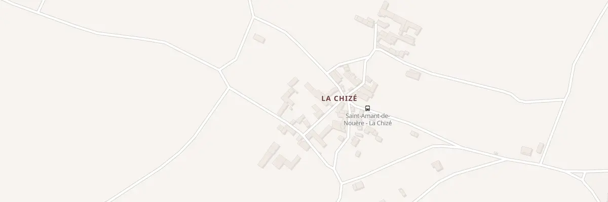 Plan du 5041 La Chize à Saint-Amant-de-Nouère