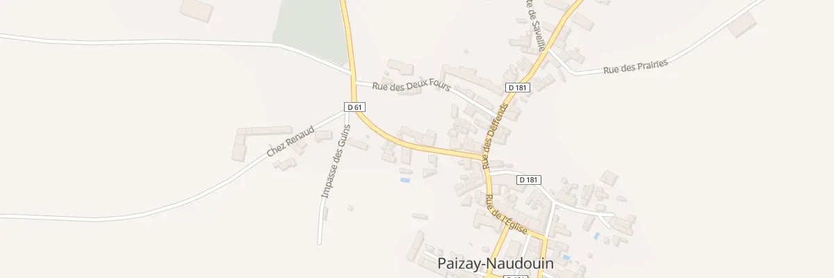 Plan du 8 Rue du Vieux Puits à Paizay-Naudouin-Embourie