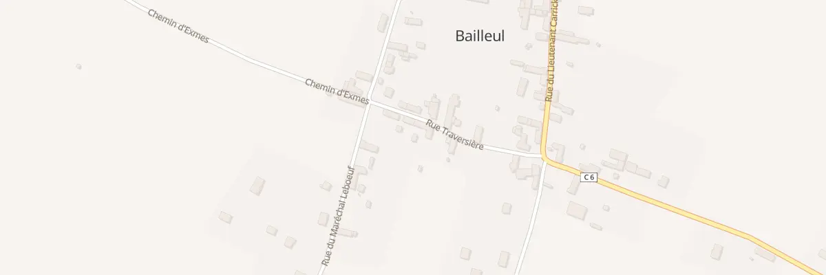 Plan du 46 Rue Traversière à Bailleul