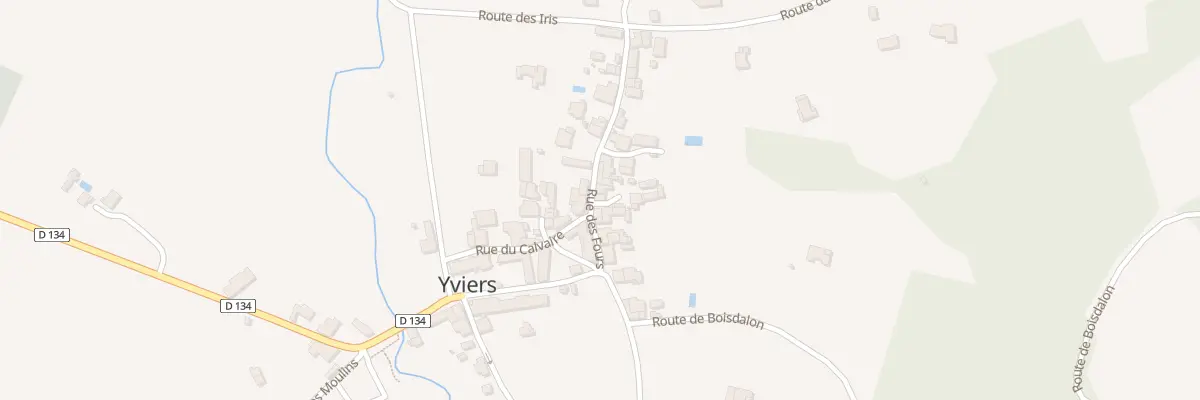 Plan du 16 Rue des Fours à Yviers
