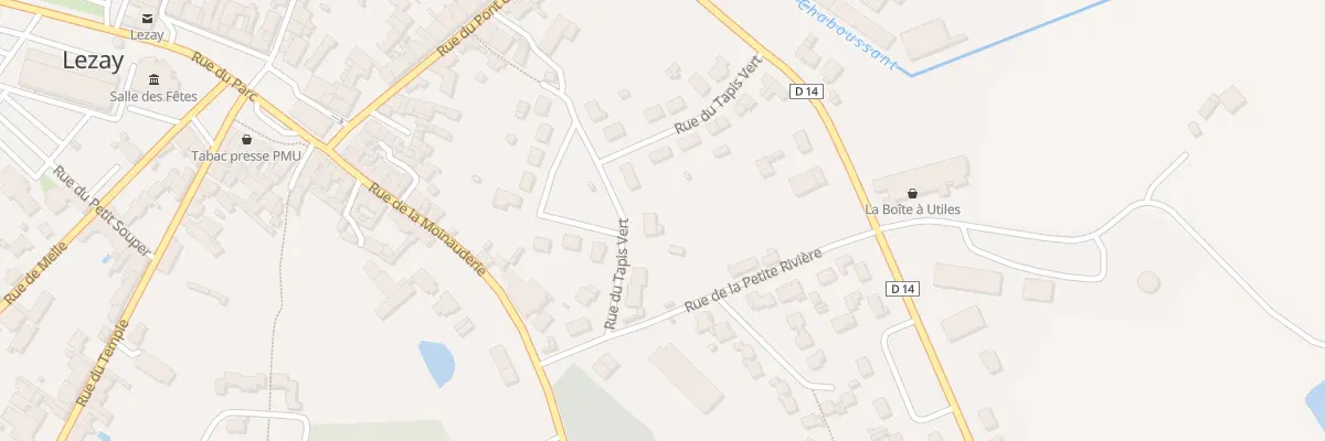 Plan du 18 Rue du Tapis Vert à Lezay
