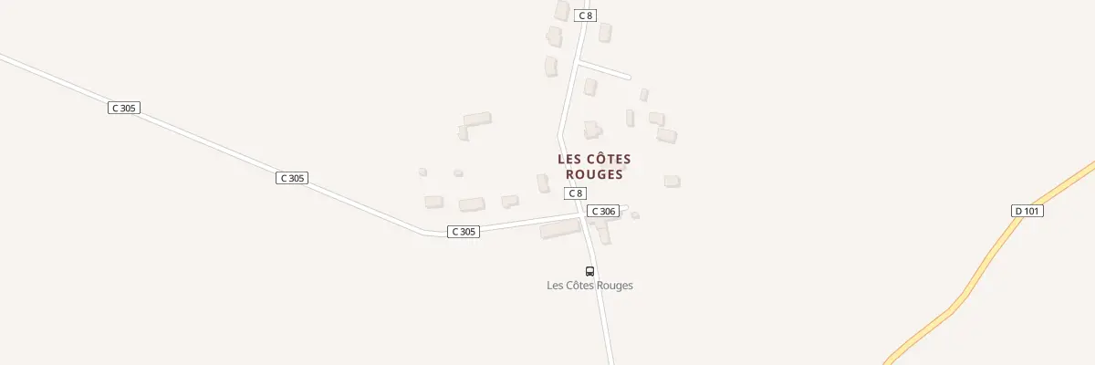 Plan du 411 Rte des Terres Rouges à Mieuxcé