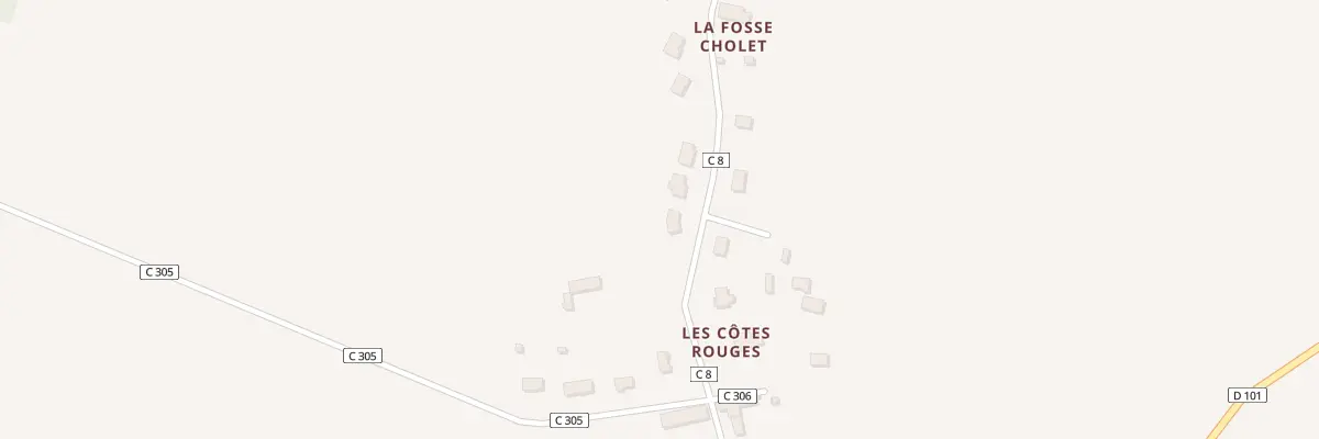 Plan du 509 Rte des Terres Rouges à Mieuxcé