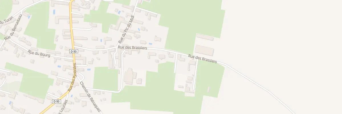 Plan du 18 Rue des Brassiers à Azereix