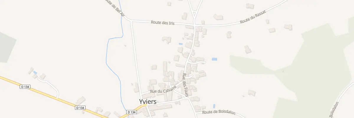 Plan du 9 Rue des Fours à Yviers