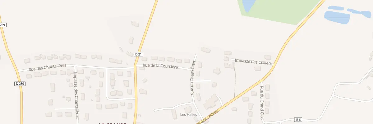 Plan du 11 Rue de la Courciere à Nogent-le-Bernard