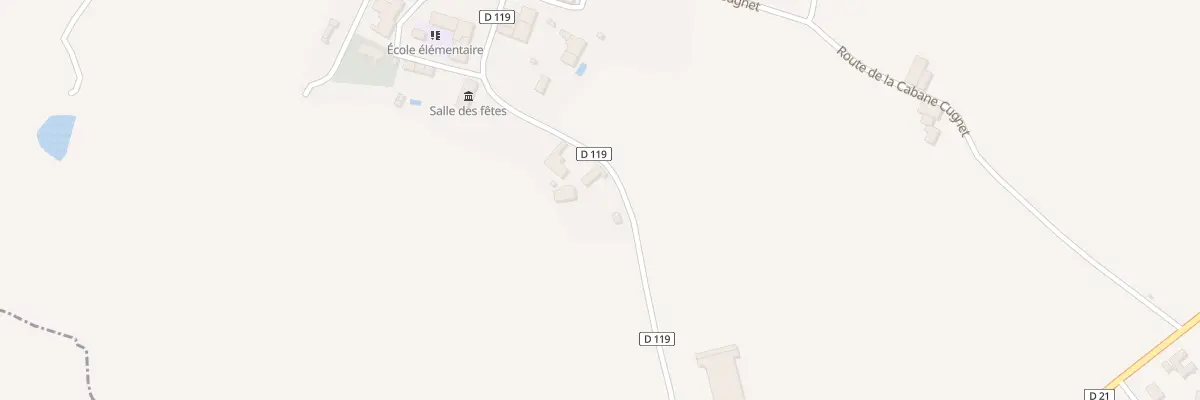 Plan du 39 Le Bourg à Francs