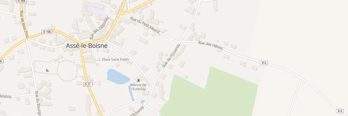 Plan du 22 Rue de l’Echenay à Assé-le-Boisne