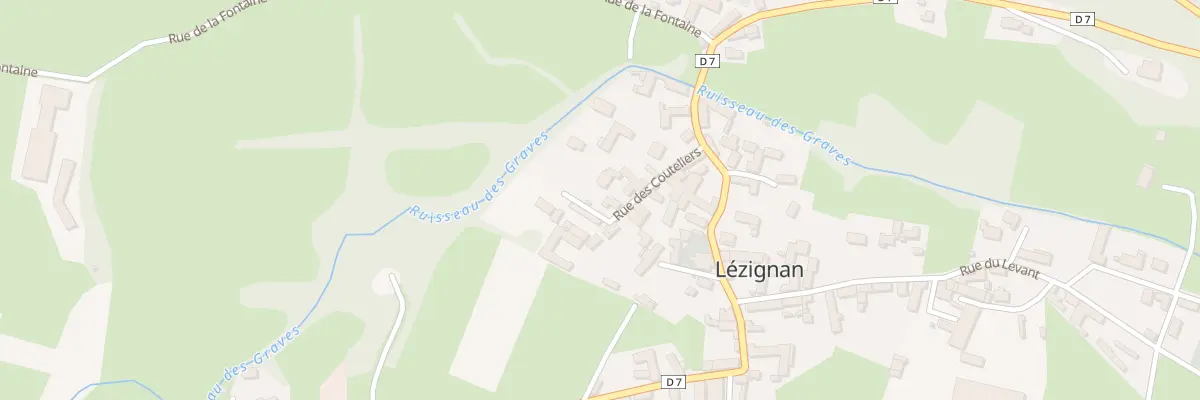 Plan du 12 Rue des Coutéliers à Lézignan