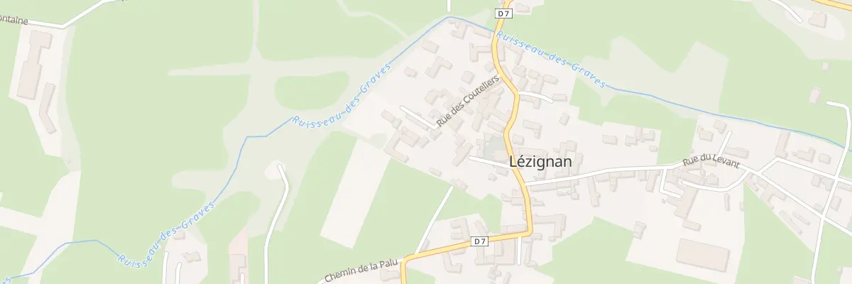 Plan du 7 Rue des Coutéliers à Lézignan