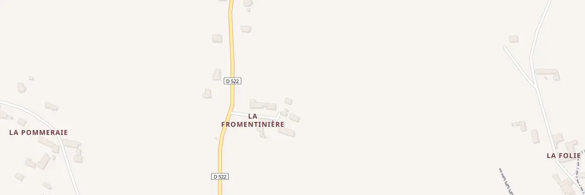 Plan du 125 La Fromentinière à Pacé