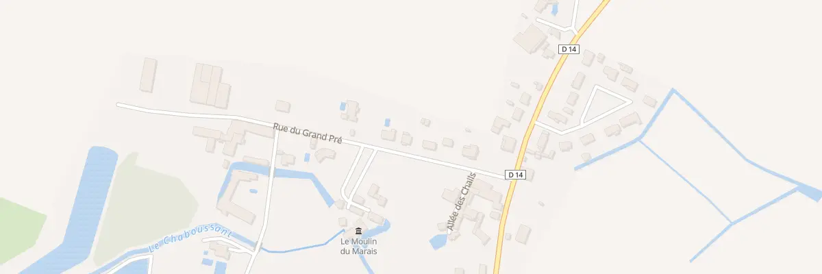 Plan du 7 Rue du Grand Pré à Lezay