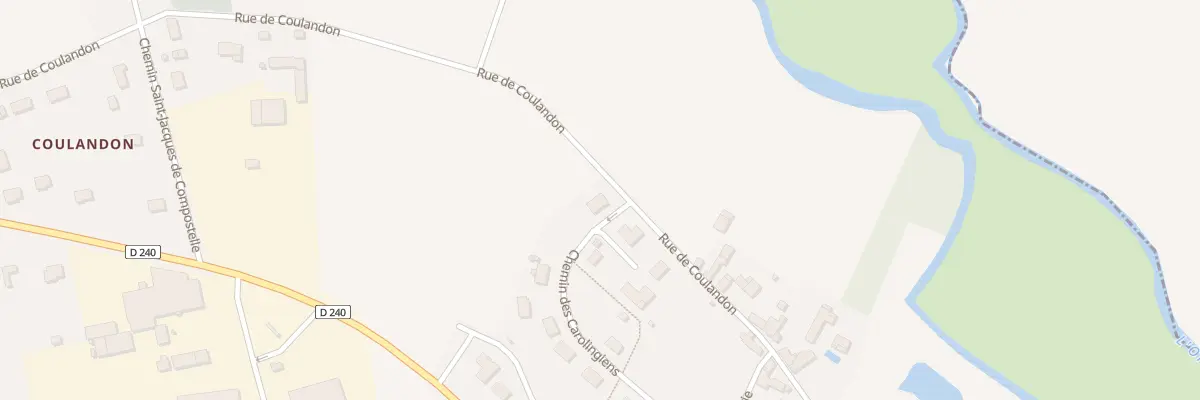 Plan du 34 Che des Carolingiens à Argentan