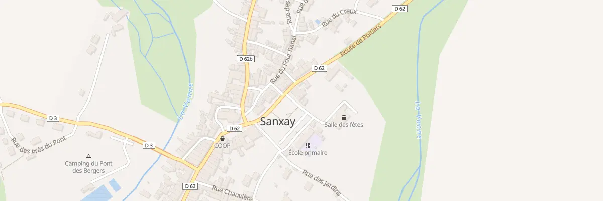 Plan du 6 Pl de la Mairie à Sanxay