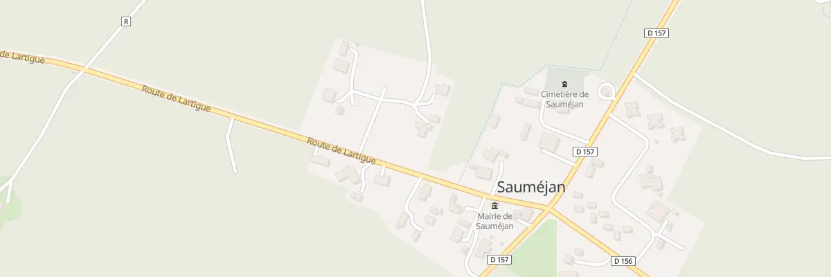 Plan du 5000F Le Bourg à Sauméjan