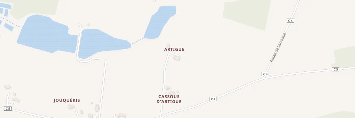 Plan du 5137 A Artigue à Sainte-Christie-d’Armagnac