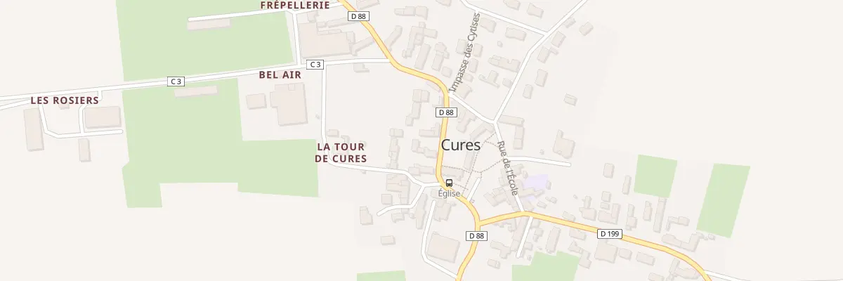 Plan du 16 Rue Principale à Cures