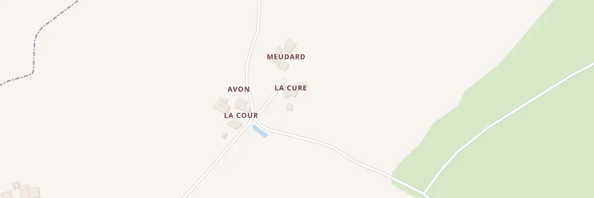 Plan du 5005 Meudard à Avon
