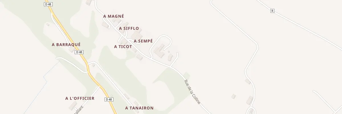 Plan du 585B Rue de la Colline à Termes-d’Armagnac