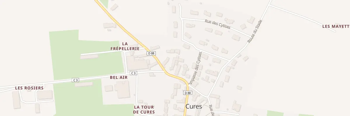 Plan du 5 Rue Principale à Cures