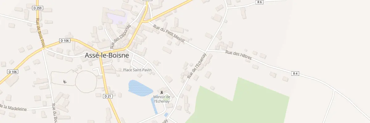 Plan du 9 Rue de l’Echenay à Assé-le-Boisne