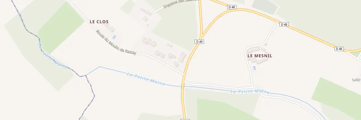 Plan du 4 Rte de la Paleine à Raslay
