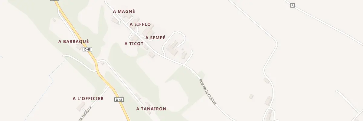 Plan du 585 Rue de la Colline à Termes-d’Armagnac