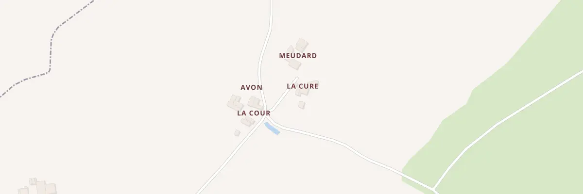 Plan du 5004 Meudard à Avon