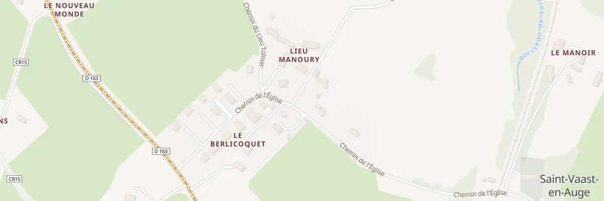Plan du 5028 Le Gd Amaury à Saint-Vaast-en-Auge