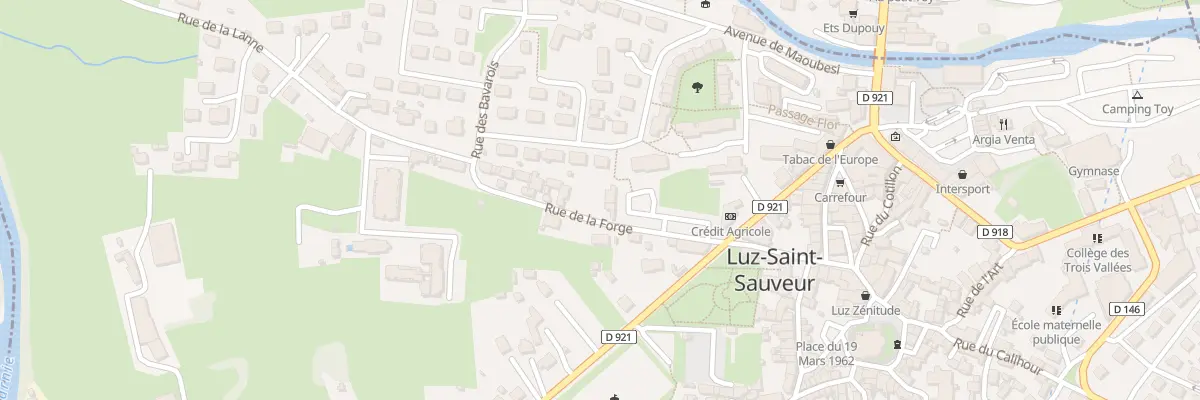 Plan du 2 Rue de la Forge à Luz-Saint-Sauveur