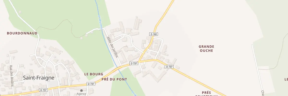 Plan du 1 Rue du 19 Mars 1962 à Saint-Fraigne
