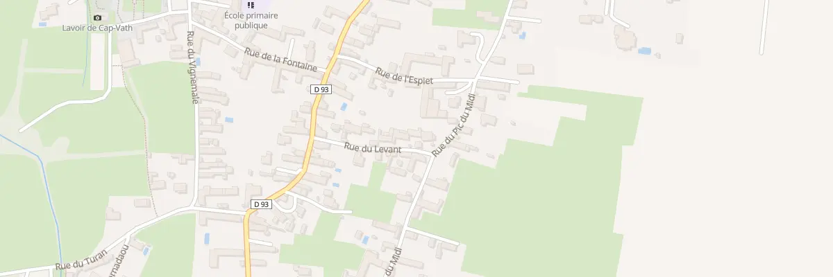 Plan du 9 Rue du Levant à Azereix